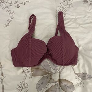 Purple bathing suit top